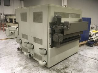 Macchina per la lavorazione del legno R r - 1.300 Legnomac vende macchine per la lavorazione del legno. Macchina Calibratrice/ Levigatrice inferiore marca DMC modello Insand. R R -