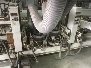 Macchina per la lavorazione del legno Tg 800/2 Legnomac vende macchine per la lavorazione del legno. Macchina Levigabordi doppio Tecnolegno TG 800/2 usato