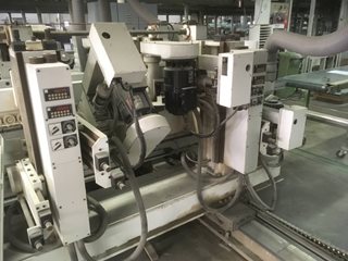 Macchina per la lavorazione del legno Tg 800/2 Legnomac vende macchine per la lavorazione del legno. Macchina Levigabordi doppio Tecnolegno TG 800/2 usato