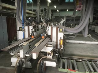 Macchina per la lavorazione del legno Tg 800/2 Legnomac vende macchine per la lavorazione del legno. Macchina Levigabordi doppio Tecnolegno TG 800/2 usato