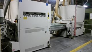 Macchina per la lavorazione del legno Unisand k Legnomac vende macchine per la lavorazione del legno. Macchina Linea di Calibratura /Levigatura marca DMC modello Unisand K 