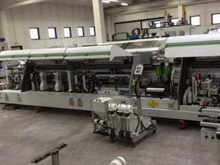 Macchina per la lavorazione del legno Stream sb1 Legnomac vende macchine per la lavorazione del legno. Macchina Linea di Squadraborda Biesse 1° + 2° macchina