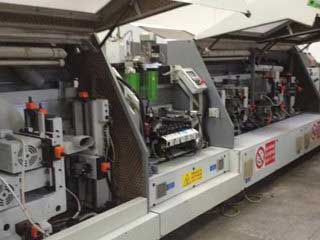 Macchina per la lavorazione del legno Stream sb1 Legnomac vende macchine per la lavorazione del legno. Macchina Linea di Squadraborda Biesse 1° + 2° macchina